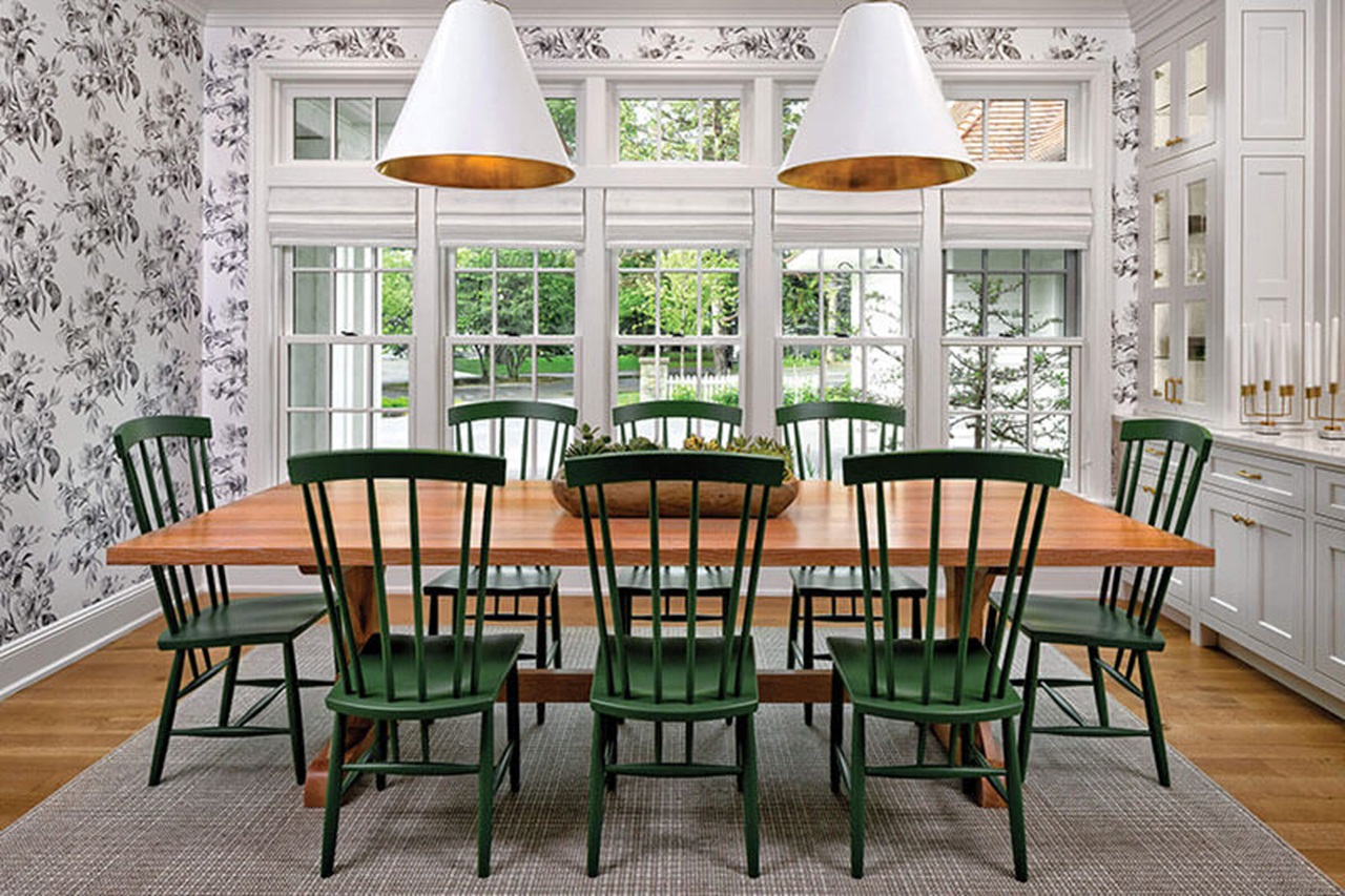 Dining Room With Signature Ultimate Double Hung Insert Windows 