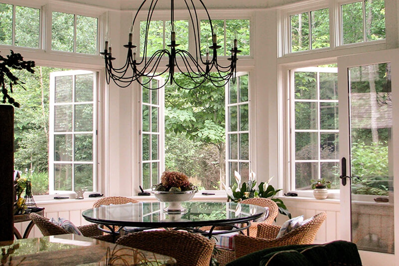 Dining Room With Signature Ultimate French Casement Windows