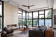 Living Room With Signature Ultimate Picture Narrow Frame Windows
