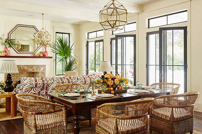 The Dining Room Inside Bald Head Island Vacation Home