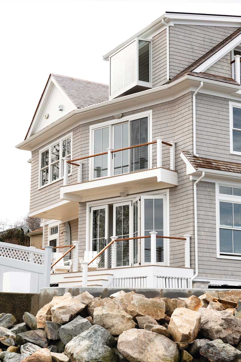 A home on Kimball Beach featuring Marvin Skycove and Marvin Elevate windows and doors.