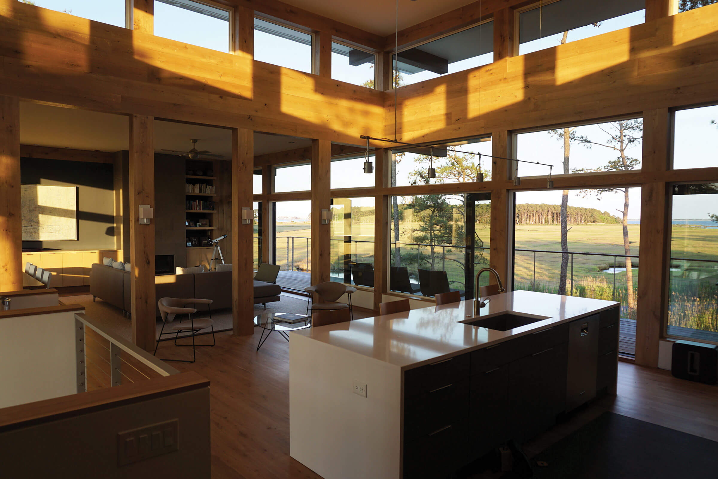 Kitchen With Elevate Windows And Doors