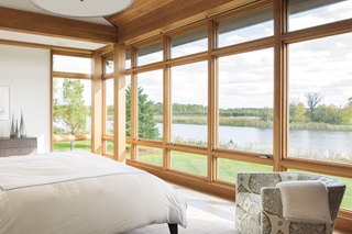 Bedroom With Marvin Casement Windows