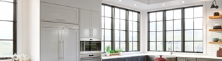 Contemporary style kitchen with Marvin Windows