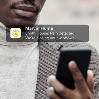 Man using Marvin app