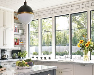 Kitchen With Ultimate Casement Push Out Windows