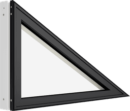 Marvin Vivid Specialty Shape Window in Triangular Shape exterior product shot