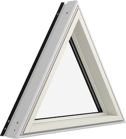 Marvin Vivid Specialty Shape Window triangular shape interior product shot