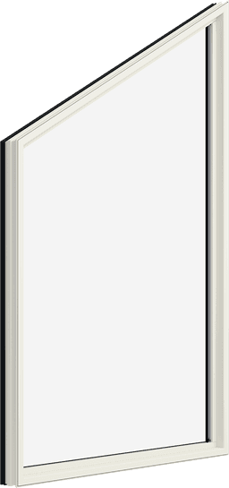 Interior product rendering of Marvin Essential Polygon Window at an angle