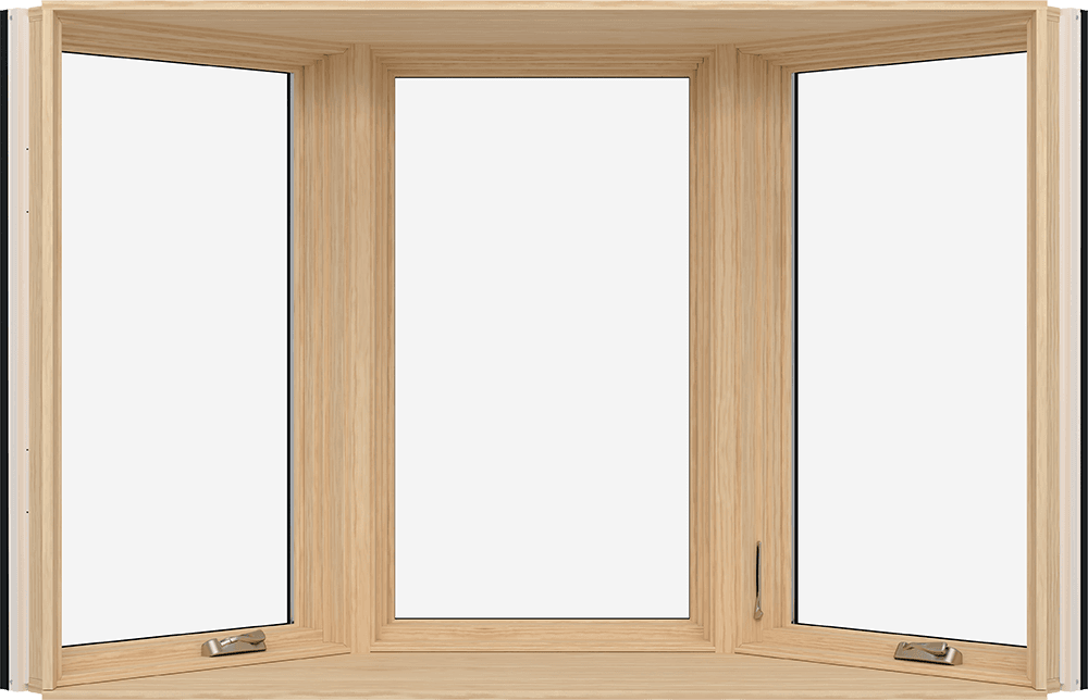 A product photo of a Marvin Elevate Bay window, interior view.
