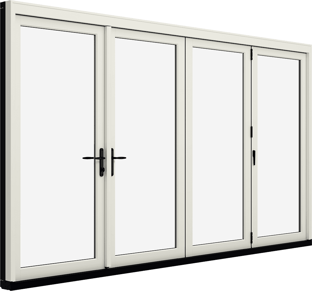 Interior view of Marvin Vivid Bi-Fold Door at an angle