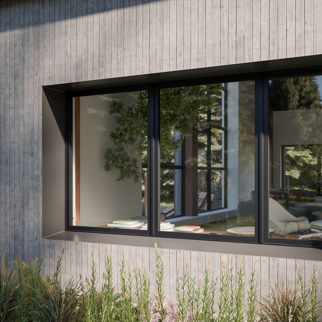 Exterior of home with Marvin Vivid Awning windows