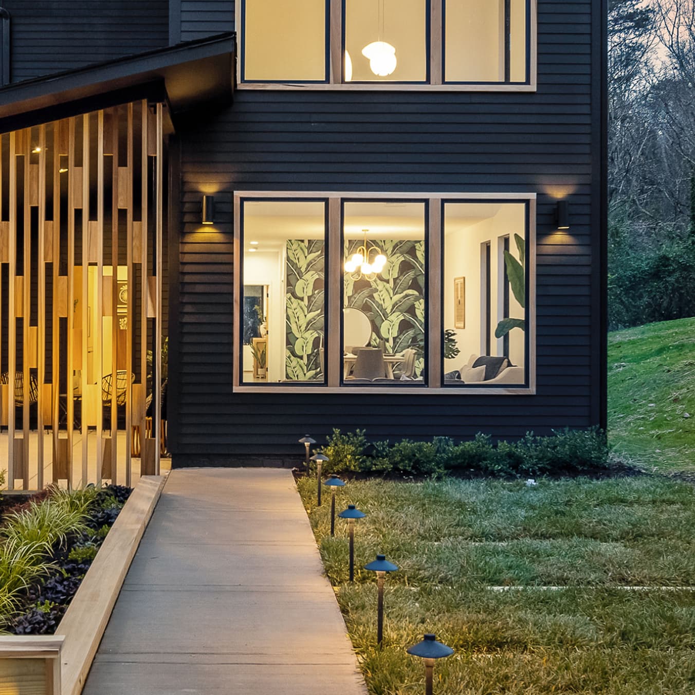 Exterior of home with Marvin Essential Casement Windows