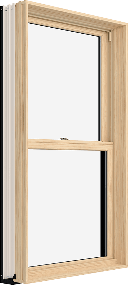 A product photo of a Marvin Elevate Double Hung window, interior view.
