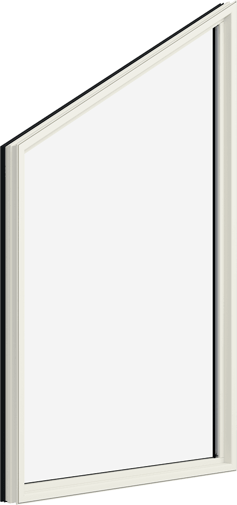 Interior product rendering of Marvin Essential Polygon Window at an angle